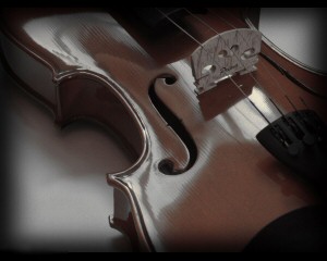 sepia violin